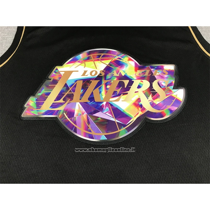 Maglia Golden Edition Los Angeles Lakers Kobe Bryant #24 2021-22 Nero